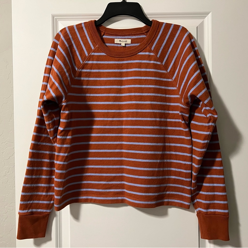 Madewell striped sweatshirt